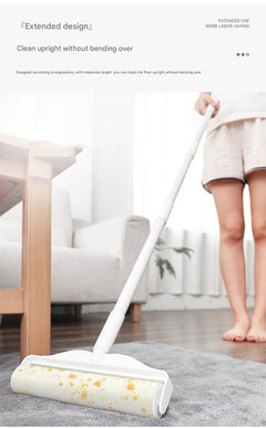 Reusable cleaning roller for home use