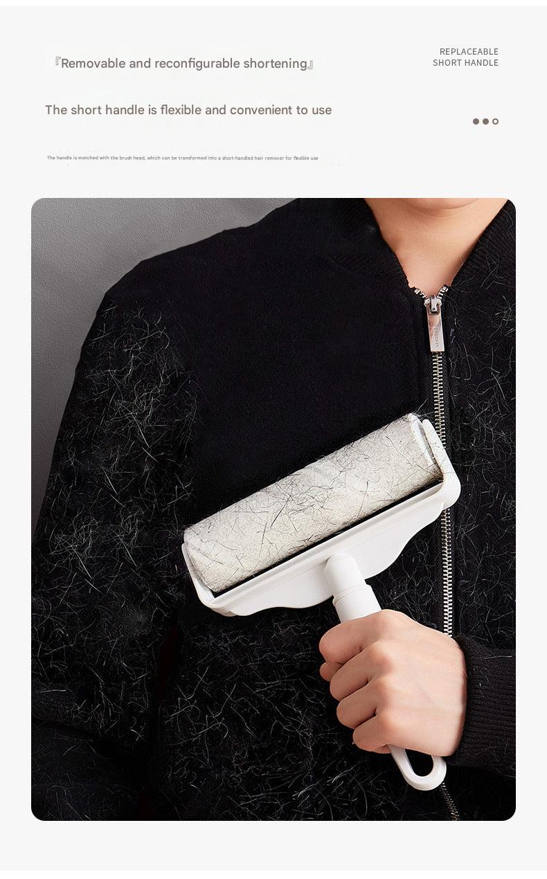 Hair Removal Roller shown in use on carpet