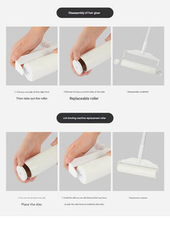 Extendable handle of the Hair Removal Roller