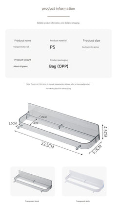 features of the no-drill shoe rack