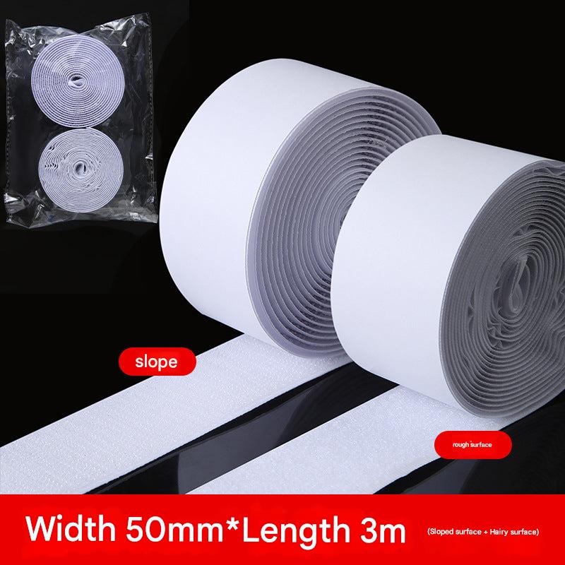 Easy installation of velcro strips