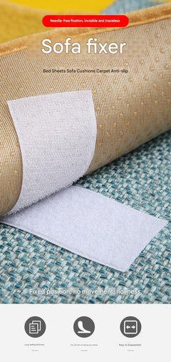 Double-sided Velcro strips for curtains install