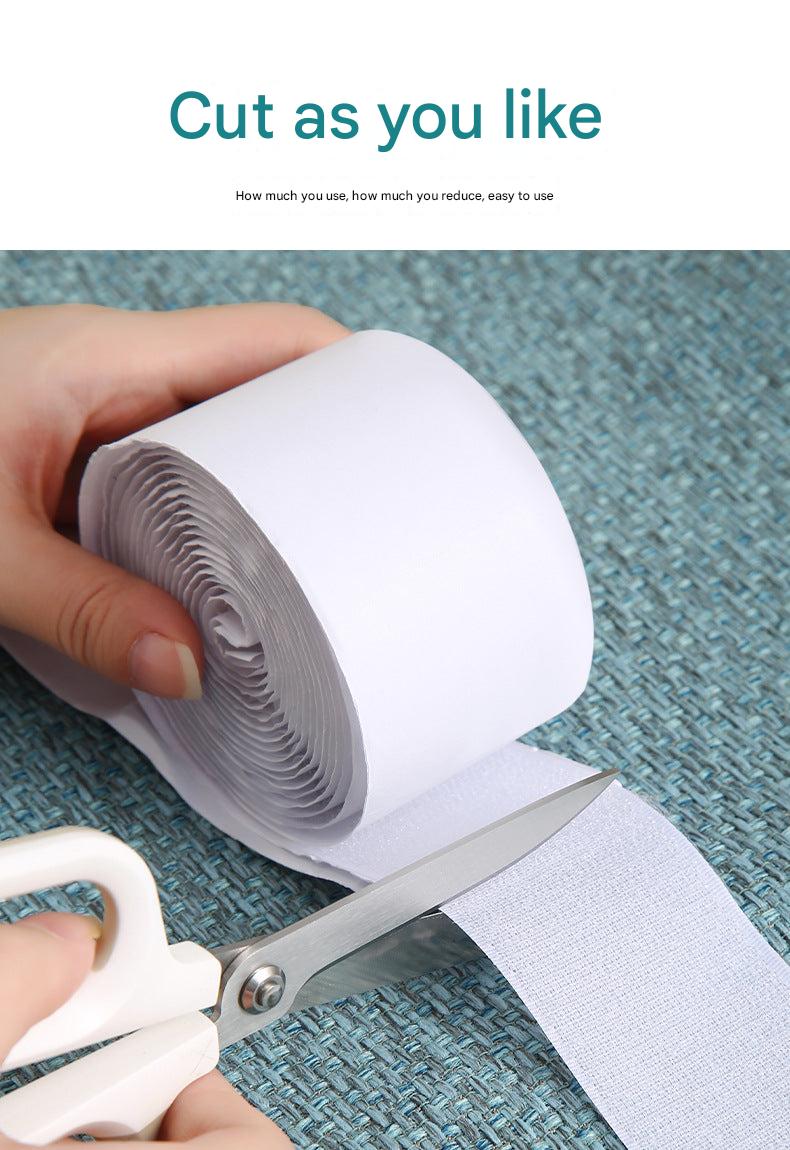 Easy installation of velcro strips