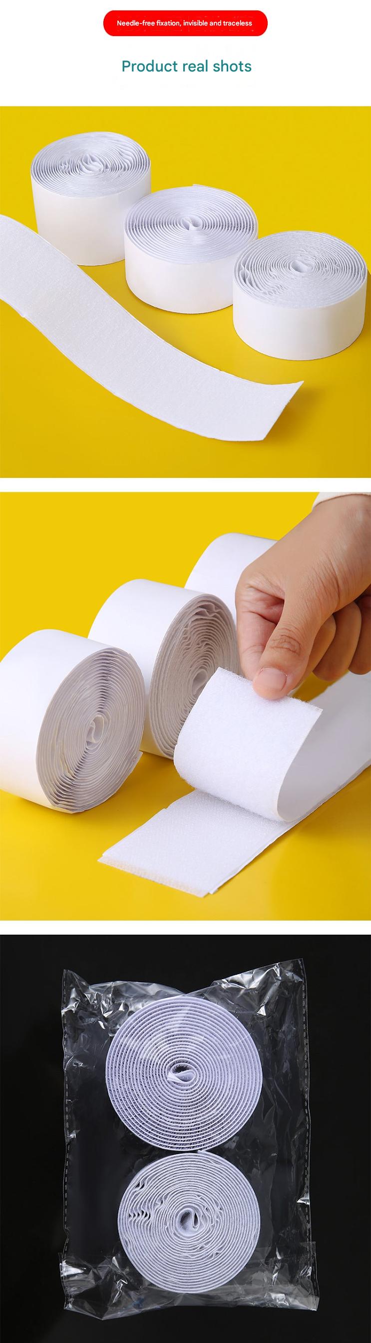 Double-sided Velcro strips for curtains install