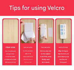 Image of strong adhesive velcro strips