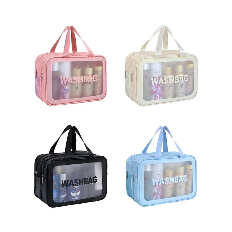 Versatile wet-dry toiletry bag for everyday essentials