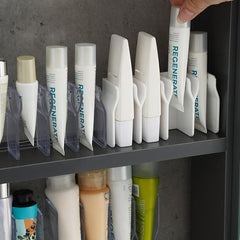 stylish face wash holder in bathroom