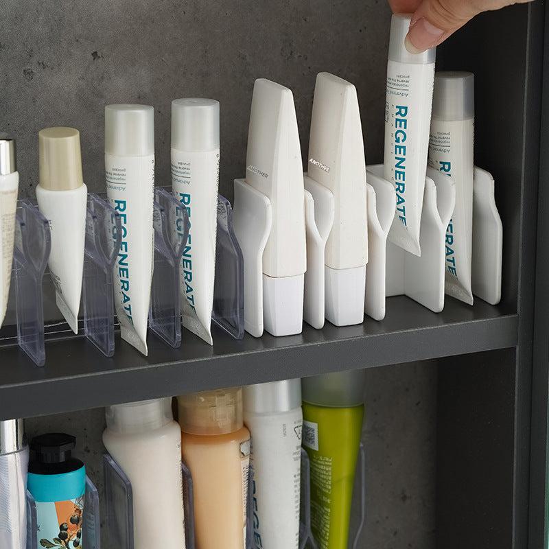 stylish face wash holder in bathroom