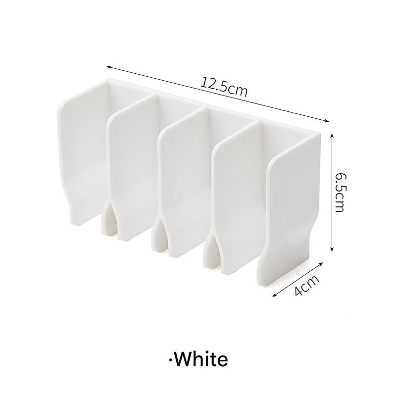 convenient bathroom organiser in action