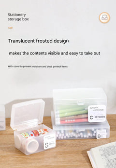 side view of the plastic storage container