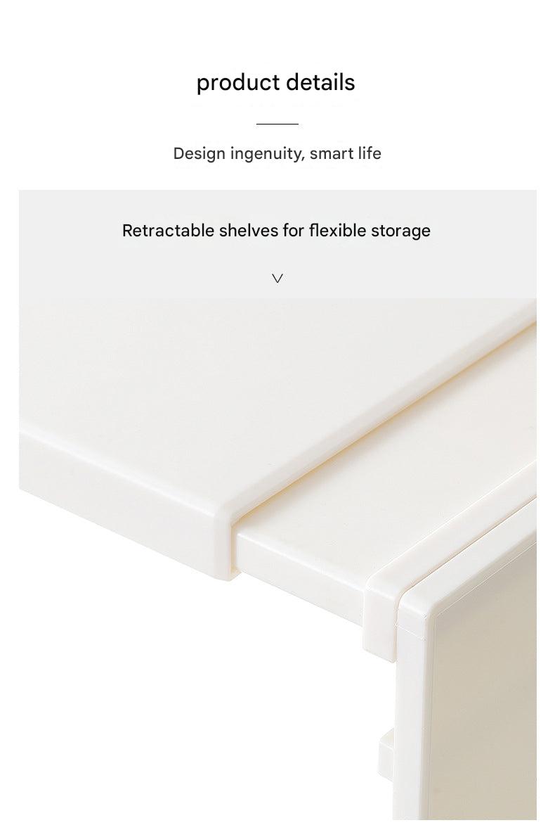 multiple layers of space-saving kitchen rack