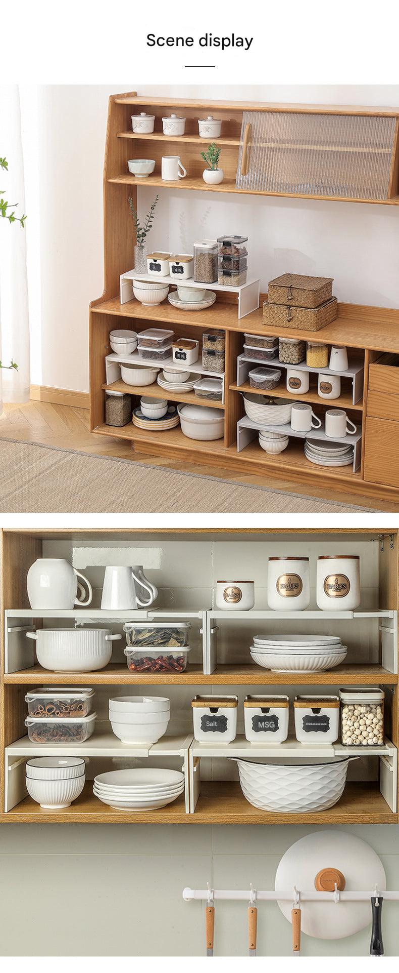photo of versatile kitchen essentials shelving unit