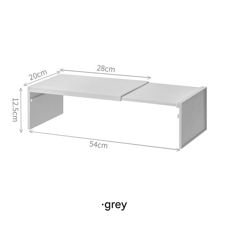 compact kitchen storage rack on countertop