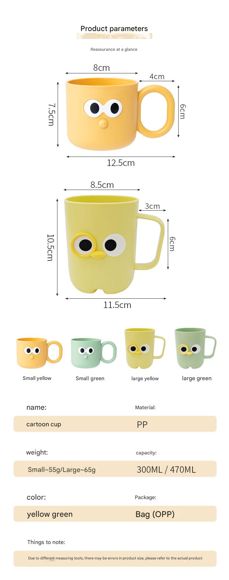 eco-friendly toothbrush rinse cup for couples