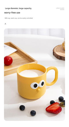 durable toothbrush cups in playful colours