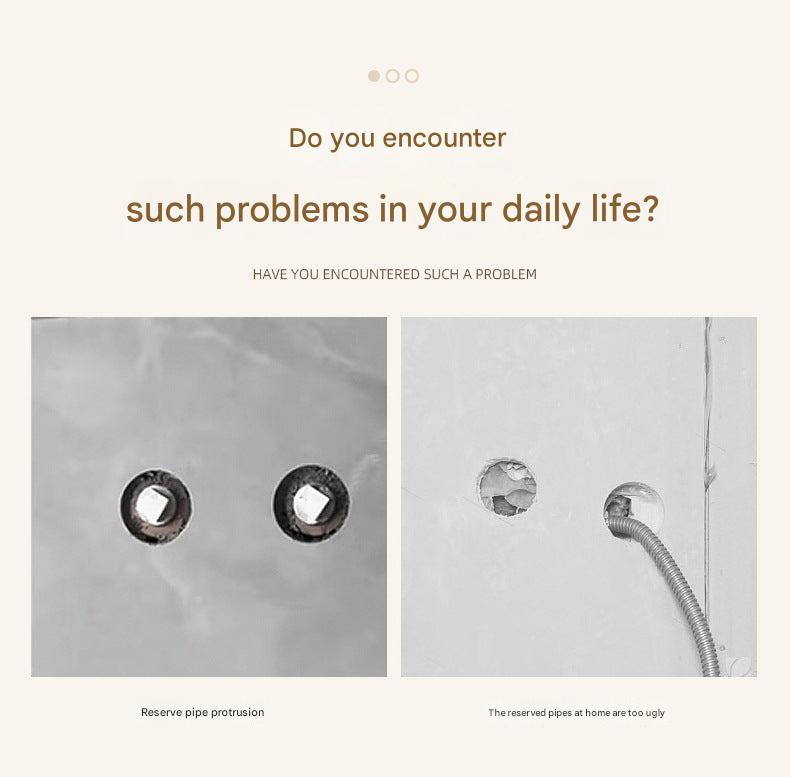 Functional wall hole cover hook image 1
