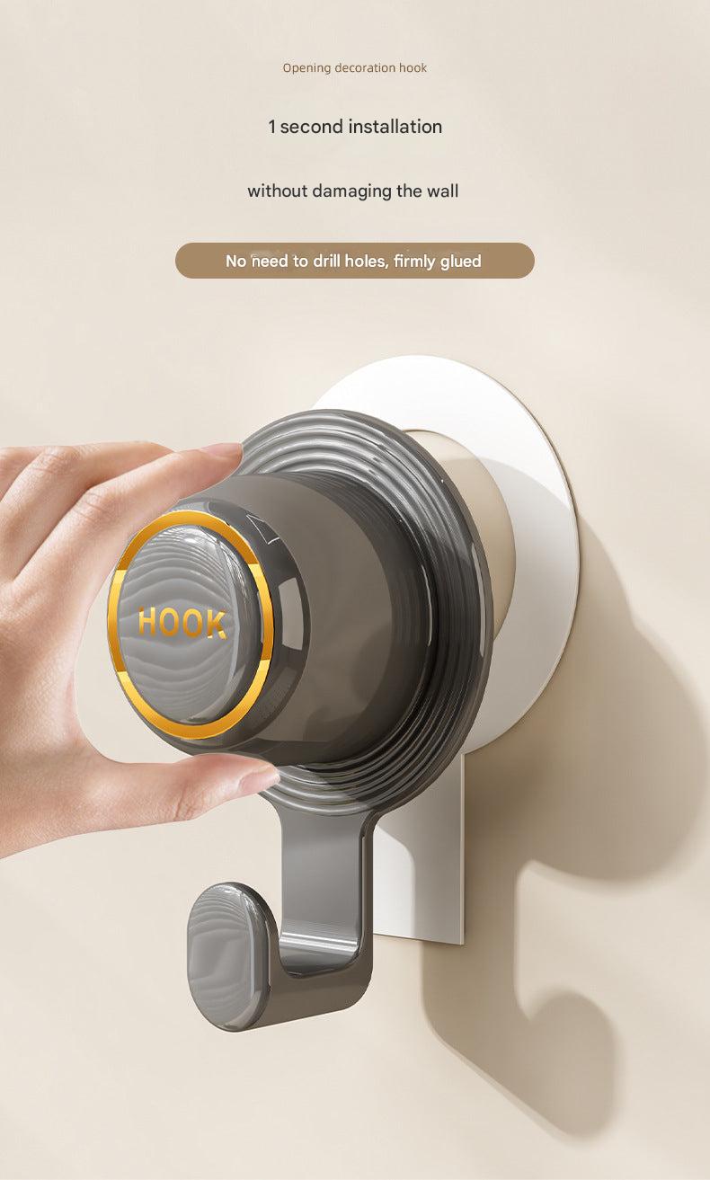 Functional wall hole cover hook image 2
