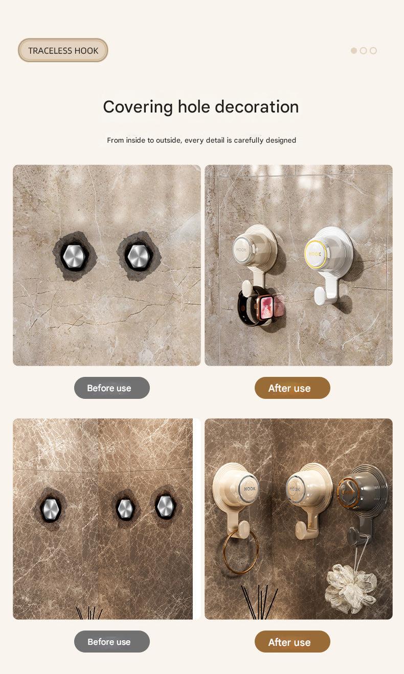 Functional wall hole cover hook image 4