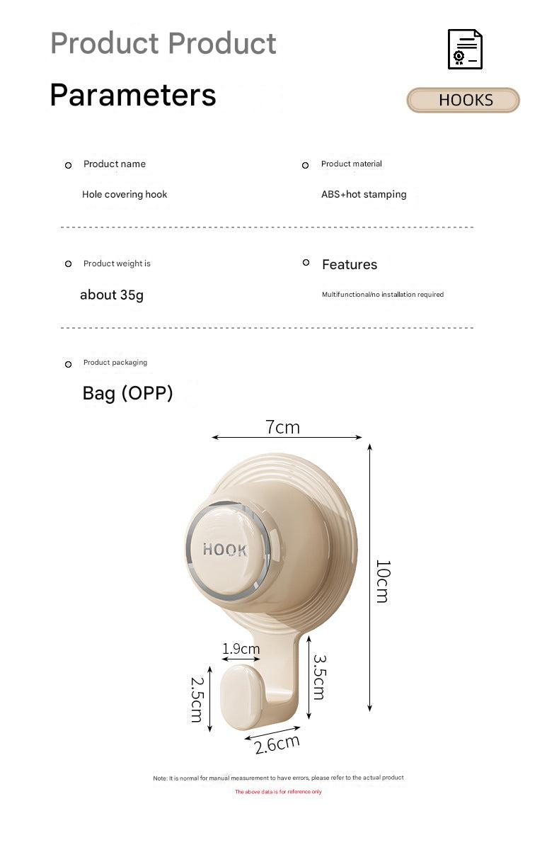 Functional wall hole cover hook image 10
