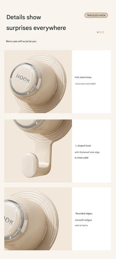 Functional wall hole cover hook image 1