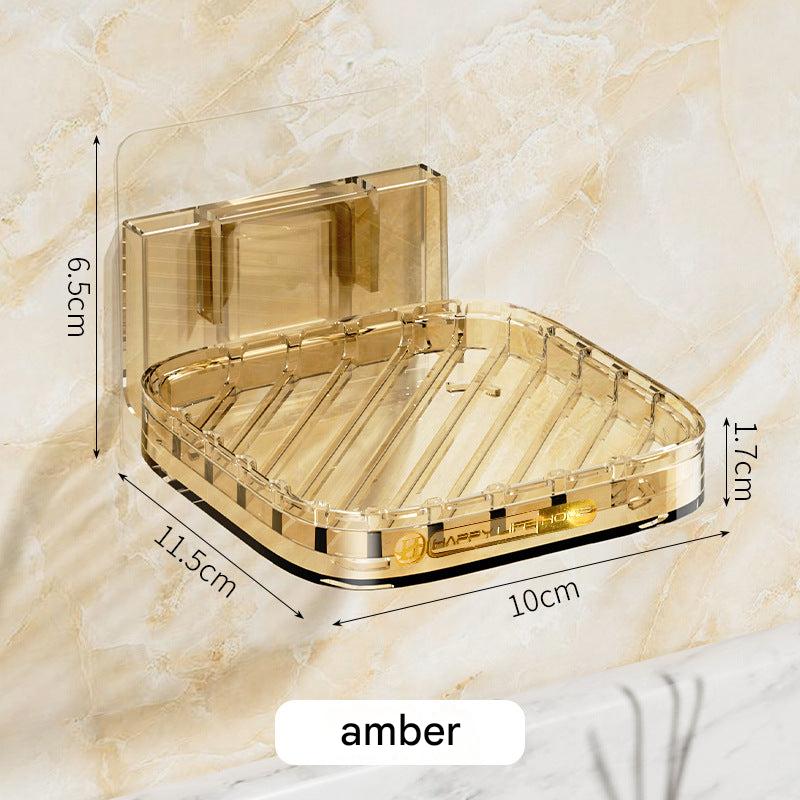 Easy to clean soap dish in bathroom