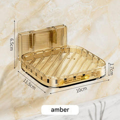 Easy to clean soap dish in bathroom
