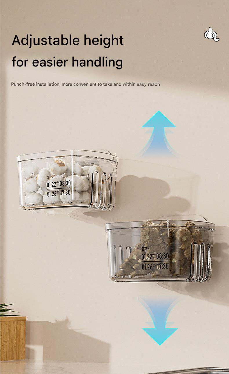 Transparent white spice holder for easy viewing