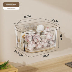 Transparent white spice holder for easy viewing
