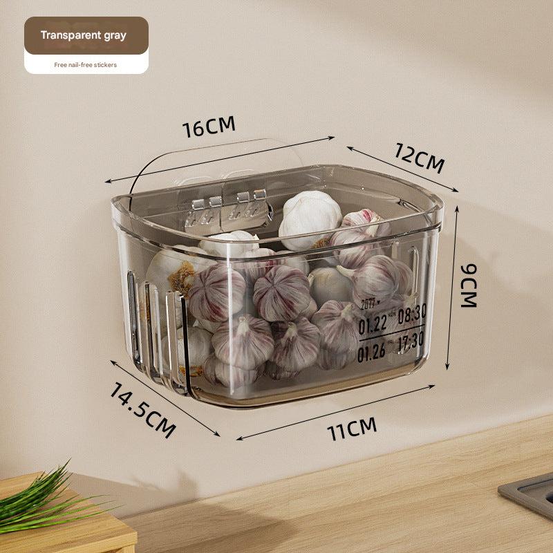 Kitchen organisation with an elegant spice storage rack