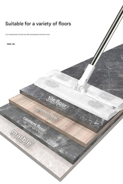 Front View of Spin Mop Ready for Use