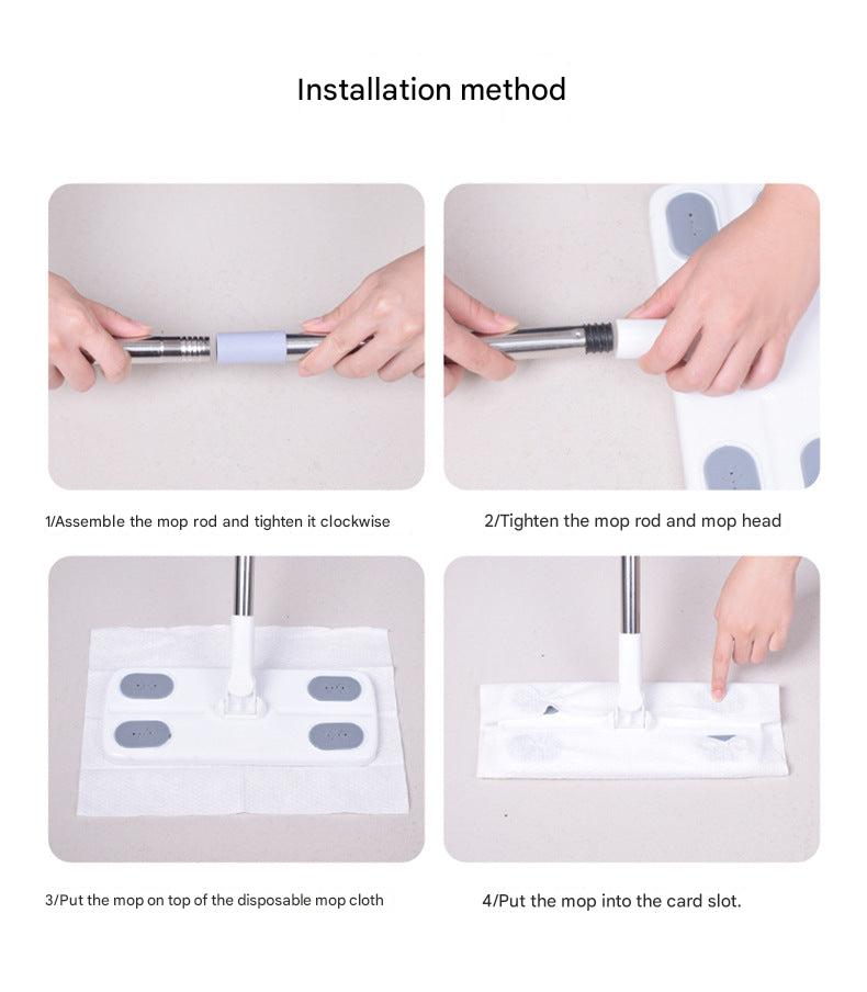 Electrostatic Mop Feature for Dust Capture