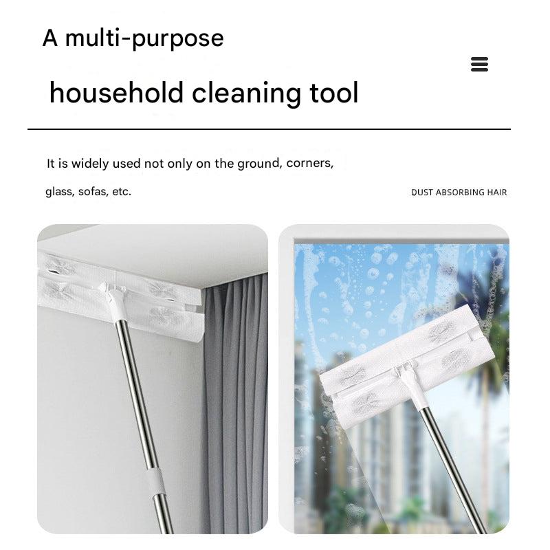 Spin Mop Display with Cleaning Supplies