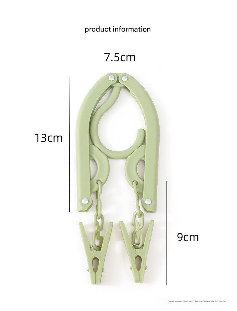Colourful portable travel hangers for vacation
