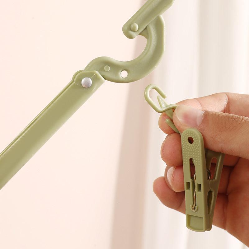 Colourful portable travel hangers for vacation