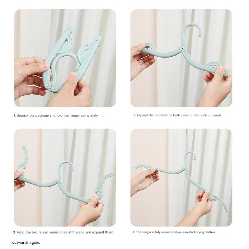 Durable plastic hanger for travel essentials