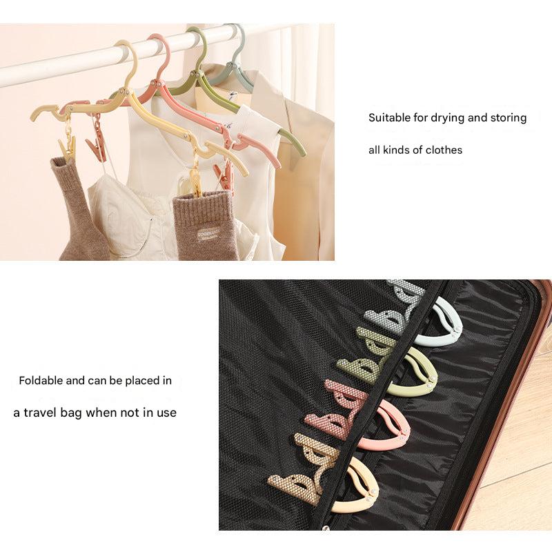 Hanger designed for easy packing and storage