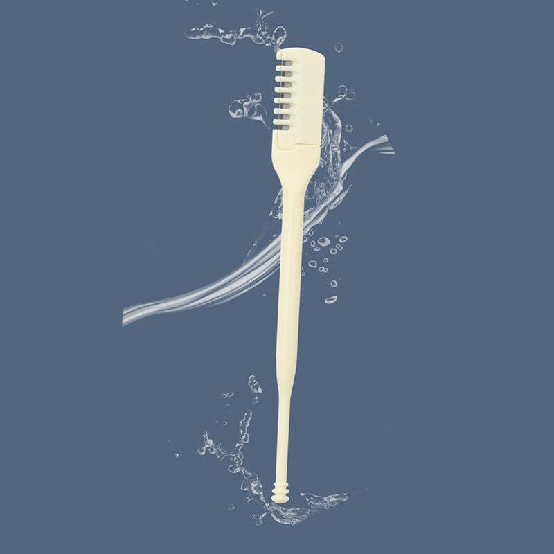 Compact Manual Nose Hair Trimmer displayed on table
