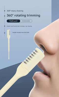 Compact Manual Nose Hair Trimmer ergonomic design
