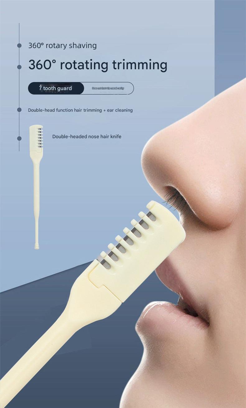 Compact Manual Nose Hair Trimmer ergonomic design