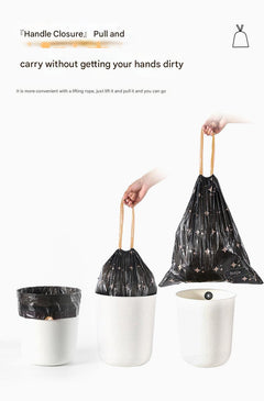 Stylish garbage bags blend with home decor image 4