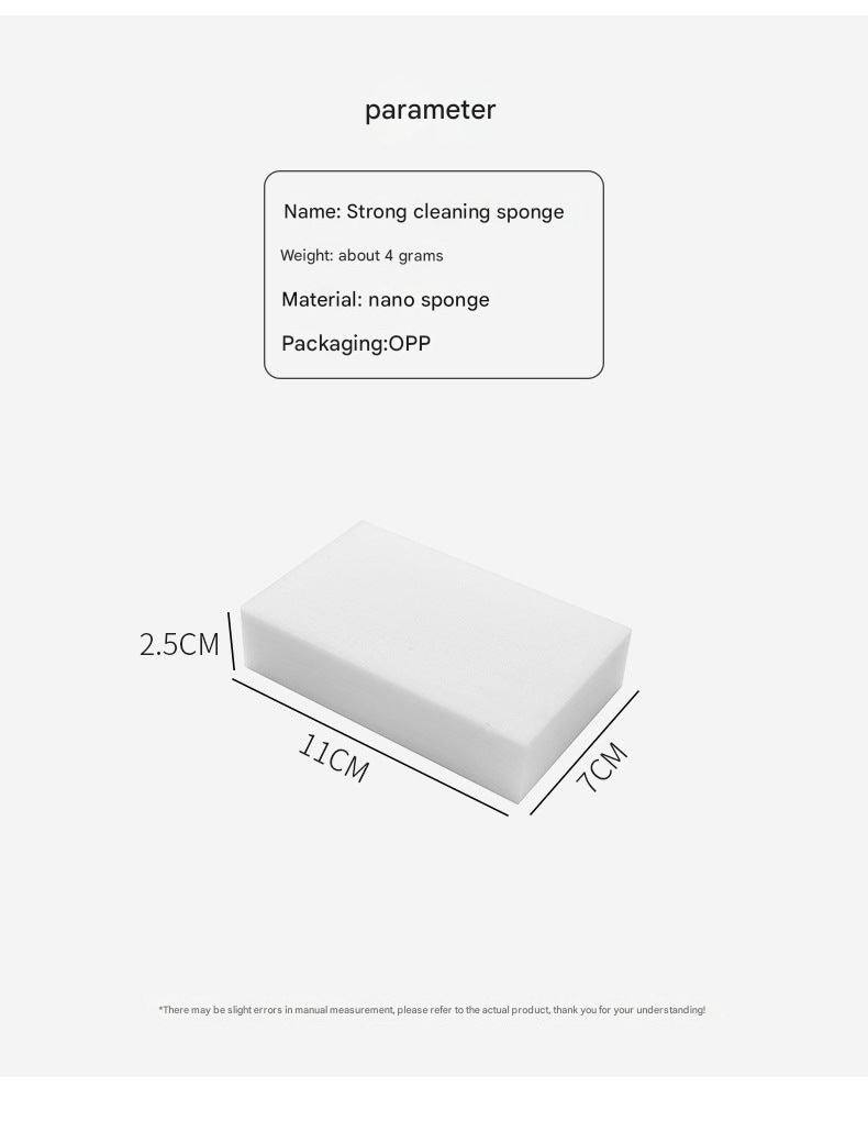 Multiple Magic Sponge Erasers stacked