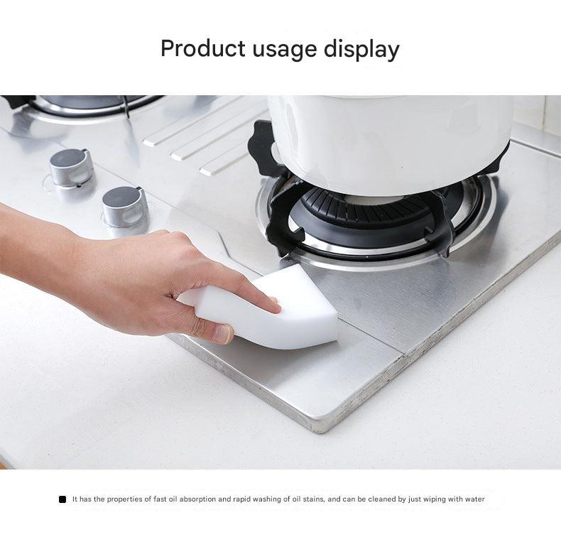 Magic Sponge Eraser in a laundry room