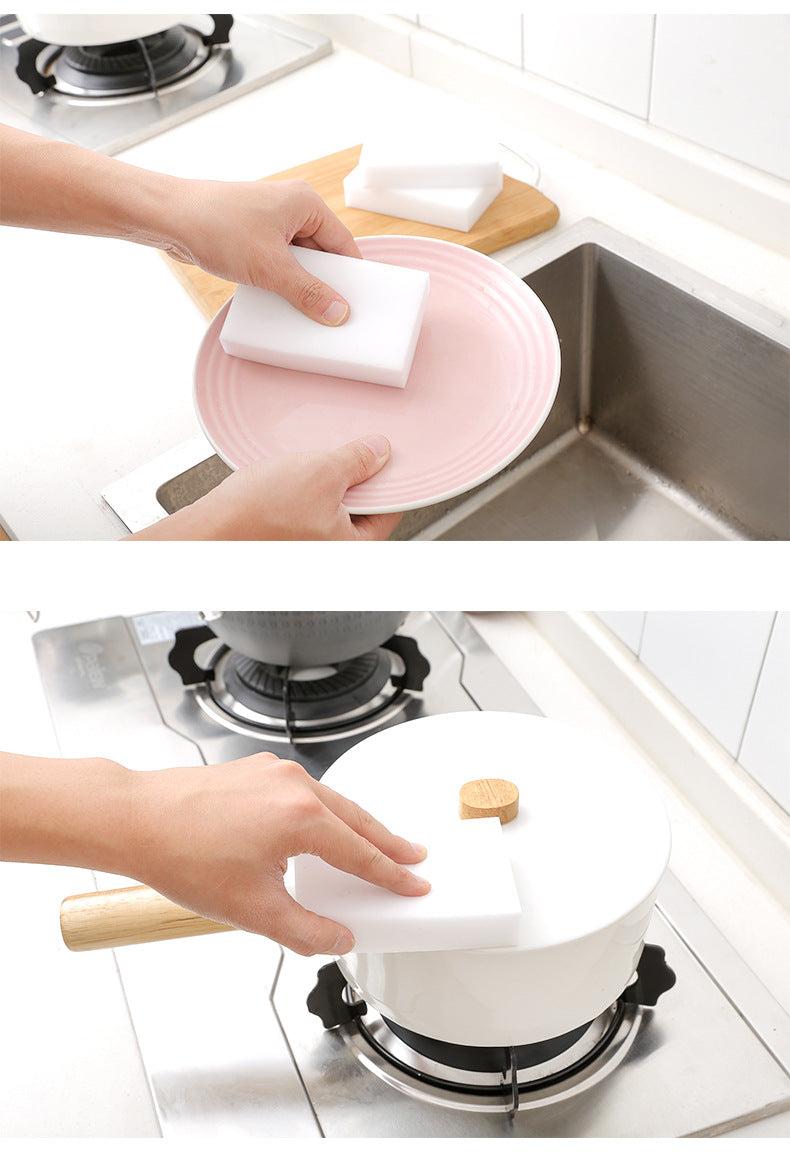Magic Sponge Eraser on a kitchen counter
