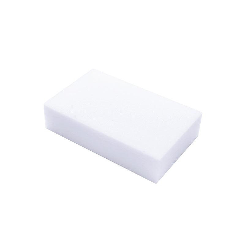 Magic Sponge Eraser in use on dishware