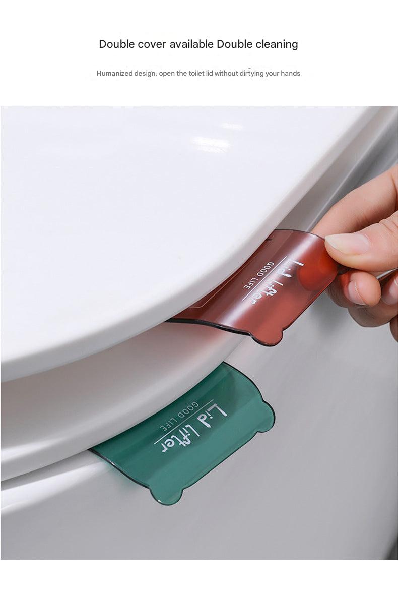 Toilet Lid Lifter in Transparent Green