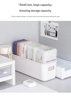 Eco-friendly plastic desktop organizer on a desk