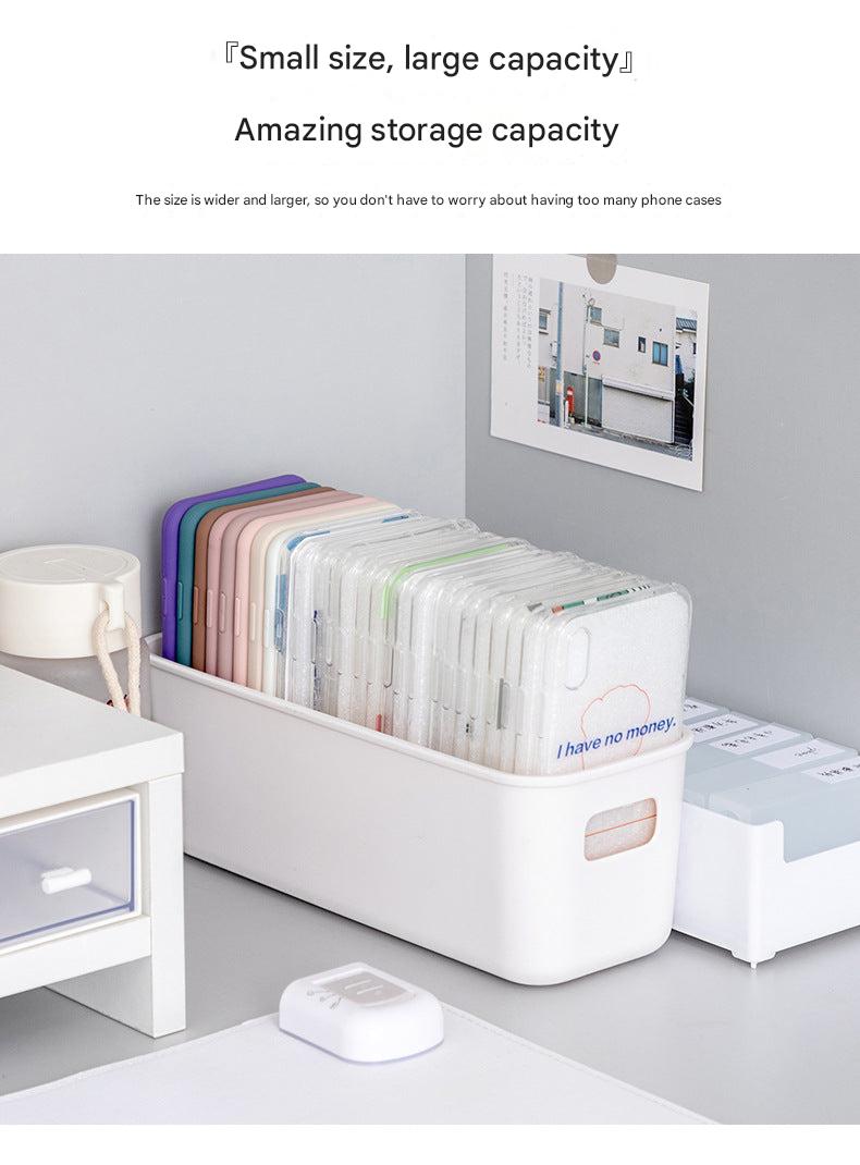 Eco-friendly plastic desktop organizer on a desk