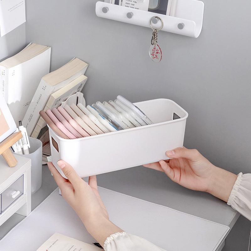 Stylish desktop organiser with school supplies
