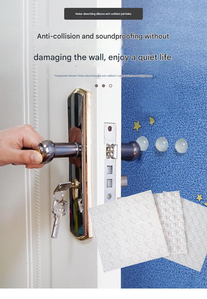 Transparent silicone buffer pad for furniture