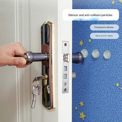 Noise-reducing pad for sliding doors